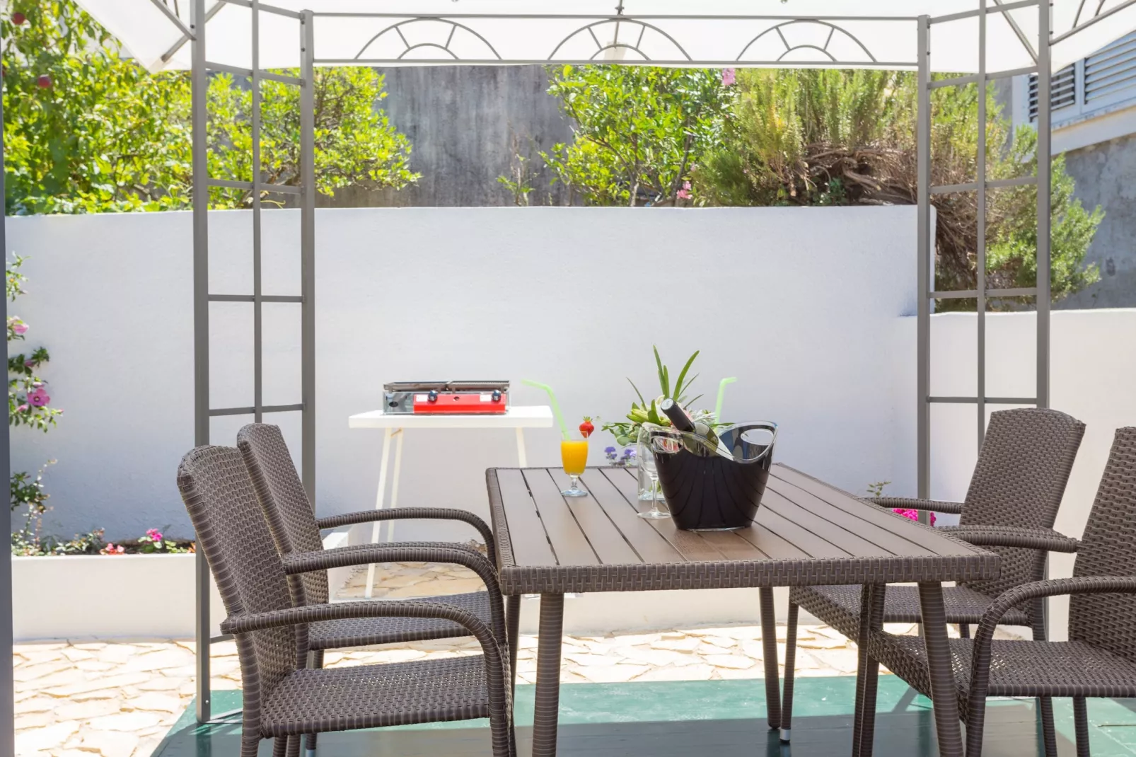 Apartments Oleander Sea View - One Bedroom Apartment with Terrace and Sea View (Mali)-Terrace