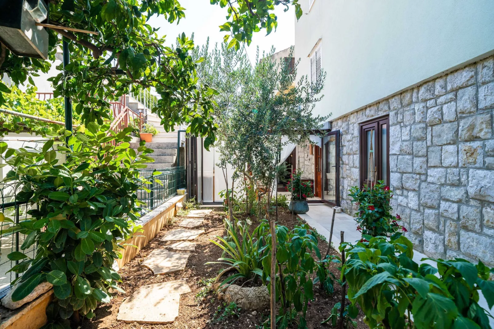 Apartment & Room Sunset Beach - One Bedroom Apartment with Terrace and Garden View-Terrace
