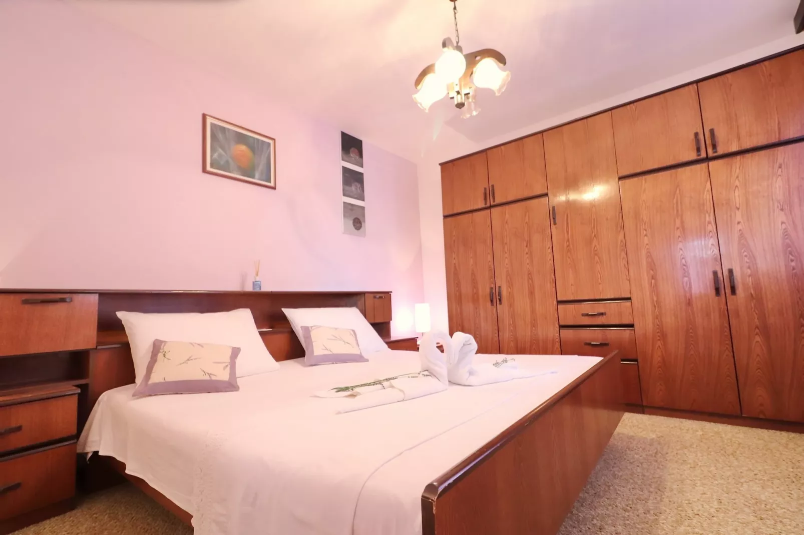 Apartments Villa Marijana - Standard One Bedroom Apartment with Terrace and Garden View (Marijana 4)-Schlafzimmer