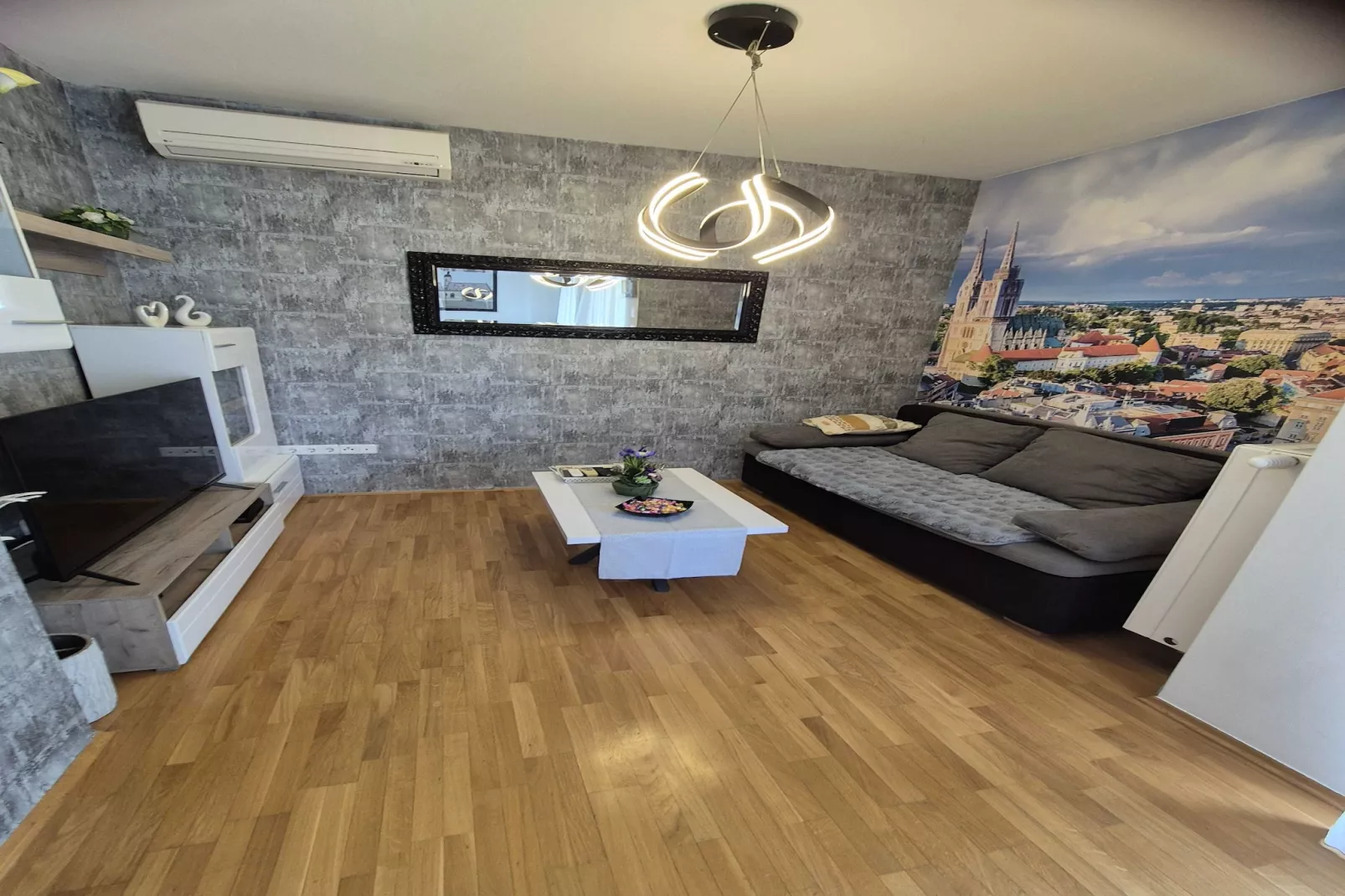Apartment Josip - One Bedroom apartment-Living room