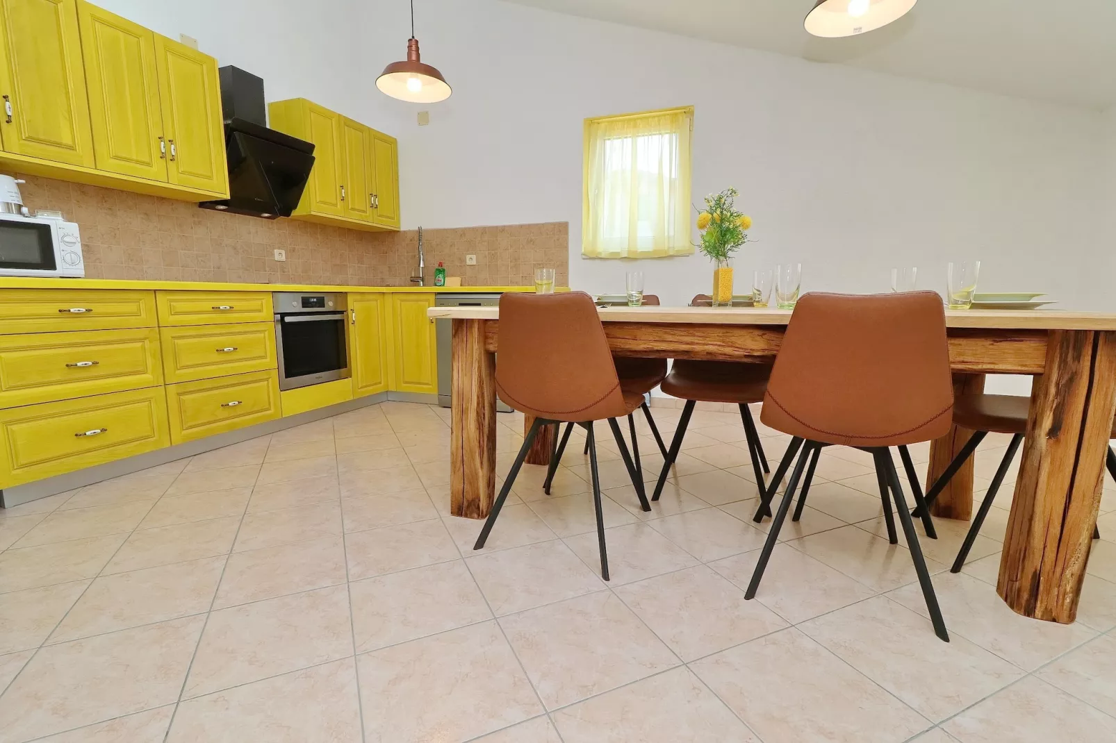 Apartments Villa Michele-Three Bedroom Apartment with Partial Sea View ( Grejp )-Dining room