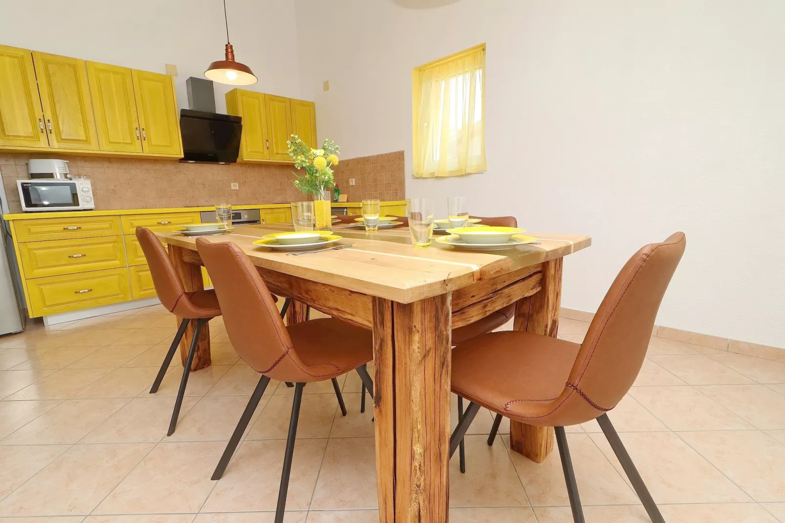 Apartments Villa Michele-Three Bedroom Apartment with Partial Sea View ( Grejp )-Dining room