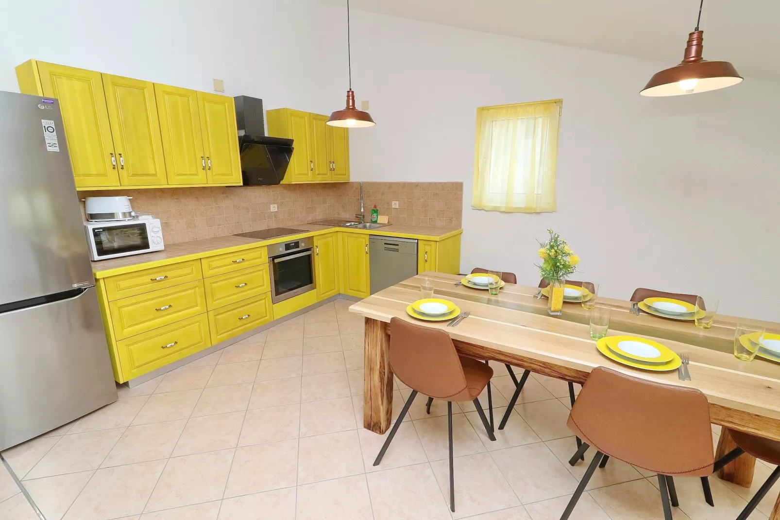 Apartments Villa Michele-Three Bedroom Apartment with Partial Sea View ( Grejp )-Dining room