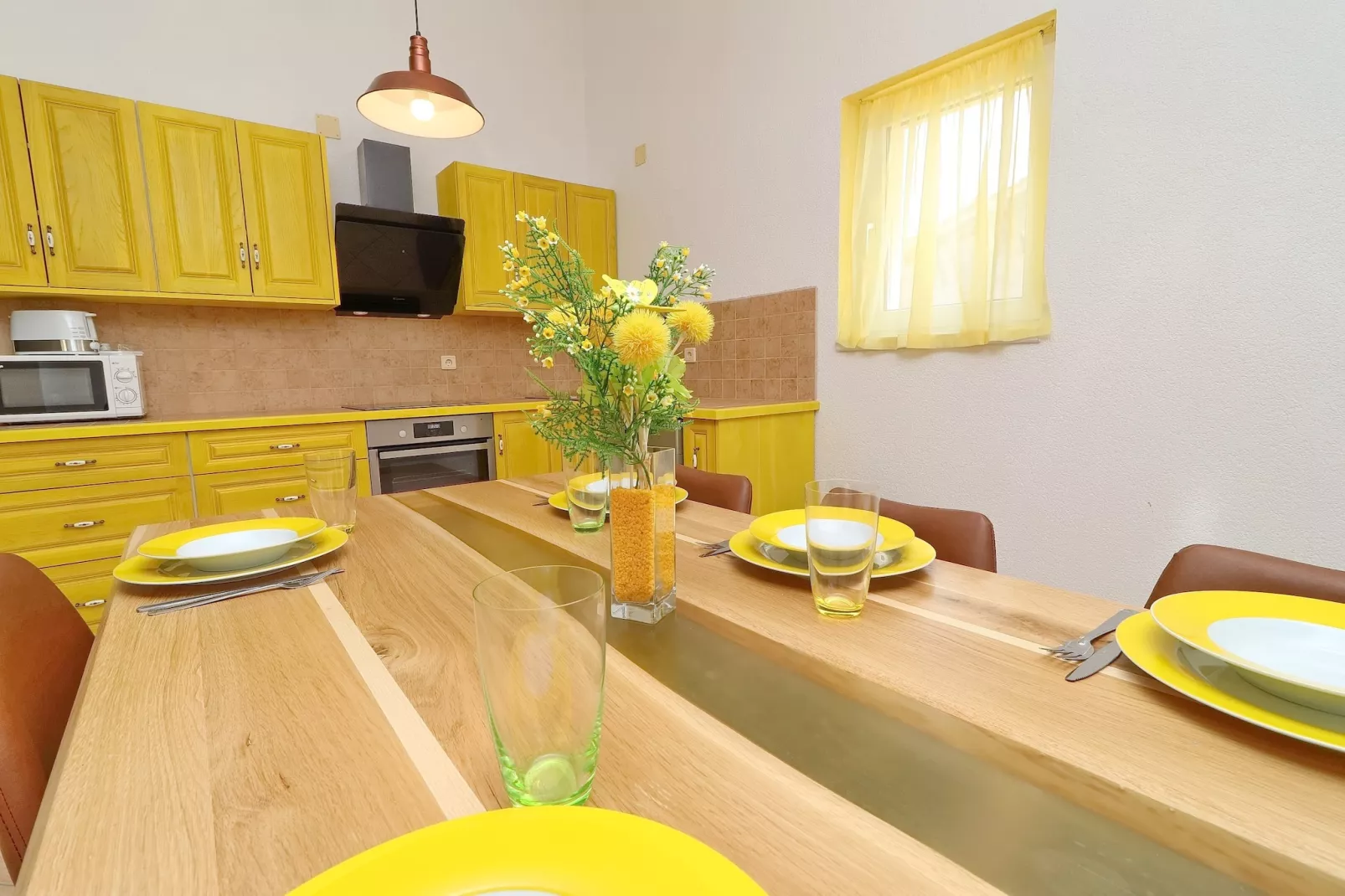 Apartments Villa Michele-Three Bedroom Apartment with Partial Sea View ( Grejp )-Kitchen