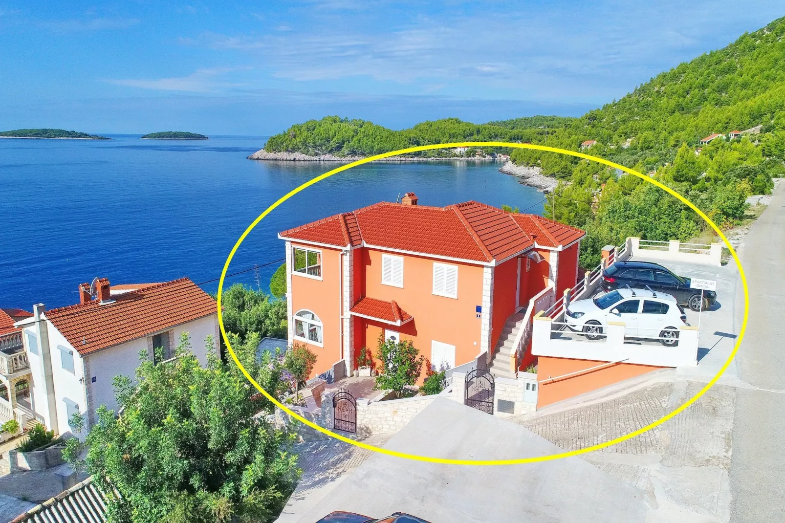 Holiday Home Adriatic View-Three Bedroom Apartment with Terrace and Sea View-Outdoor