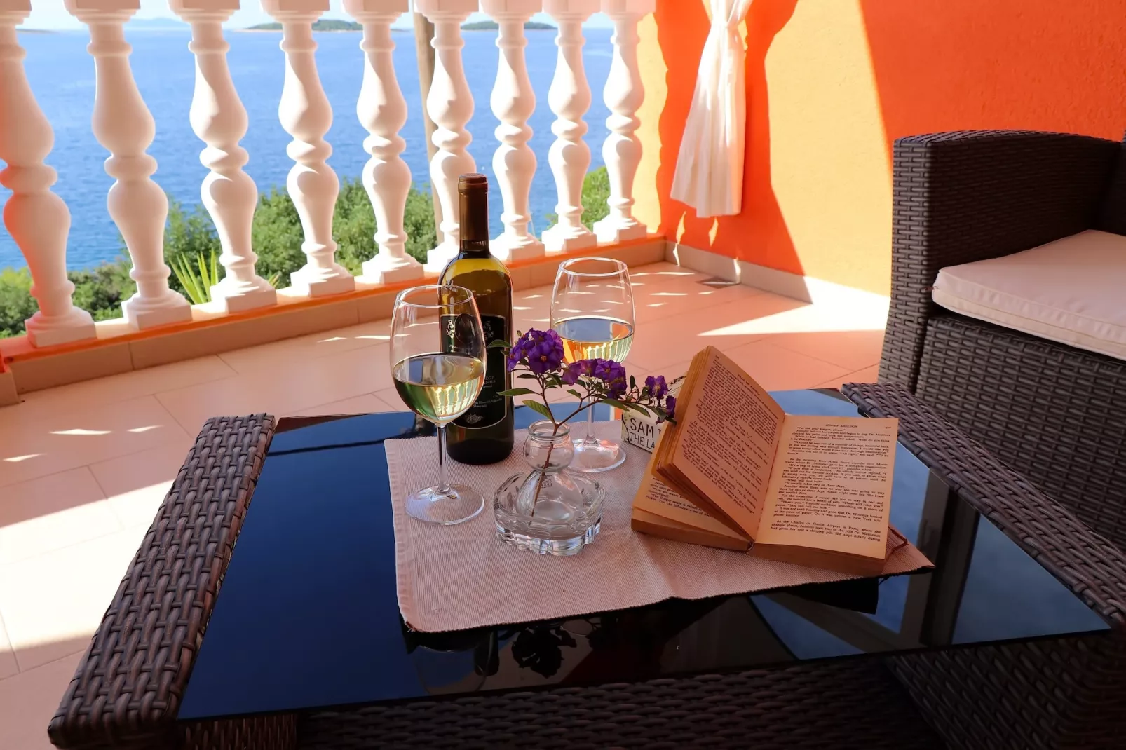 Holiday Home Adriatic View-Three Bedroom Apartment with Terrace and Sea View-Terrace