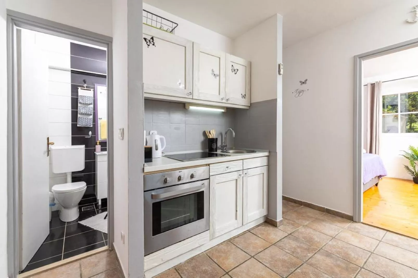 Apartments Vela Stiniva - Two Bedroom Apartment with Terrace and Sea View - A1 (67633)-Kitchen