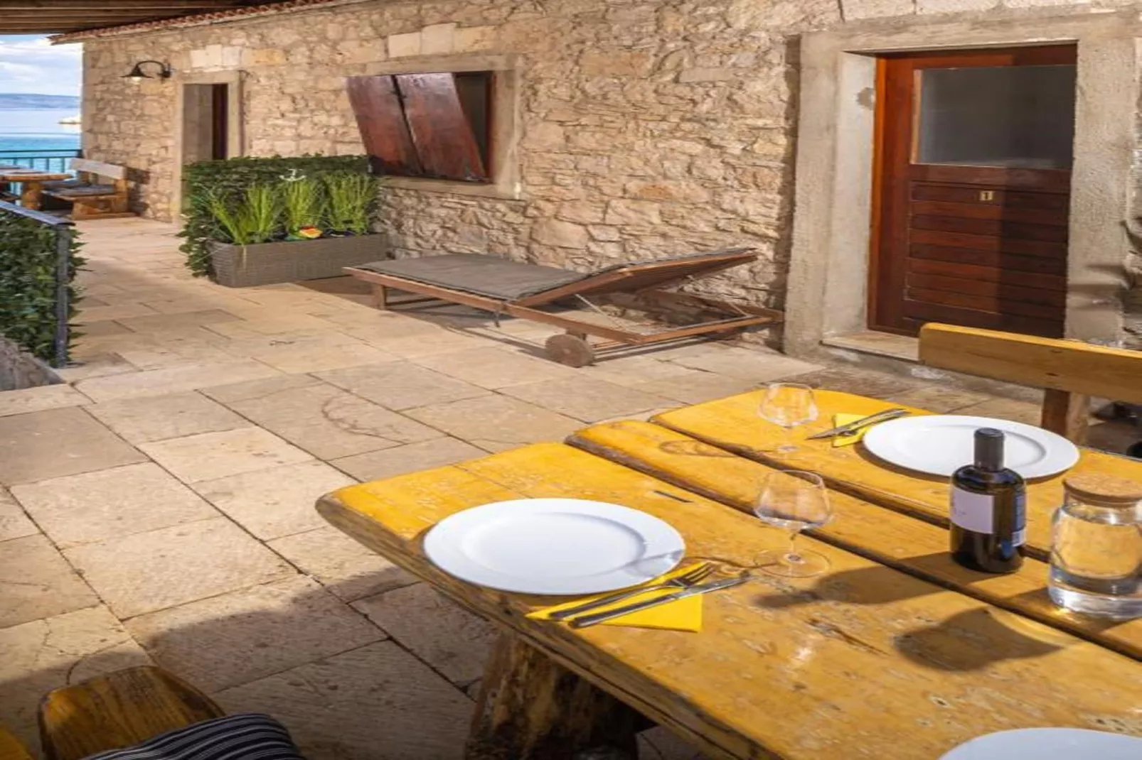Apartments Vela Stiniva - Two Bedroom Apartment with Terrace and Sea View - A1 (67633)-Terrace