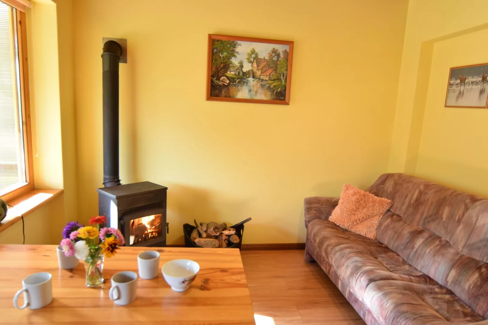 Holiday home in Frydrychowo-Living room