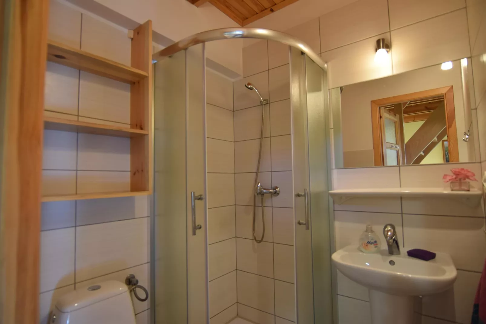 Holiday home in Frydrychowo-Bathroom