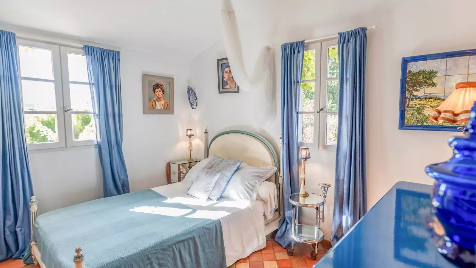 La petite maison de la ferme rose-Chambre