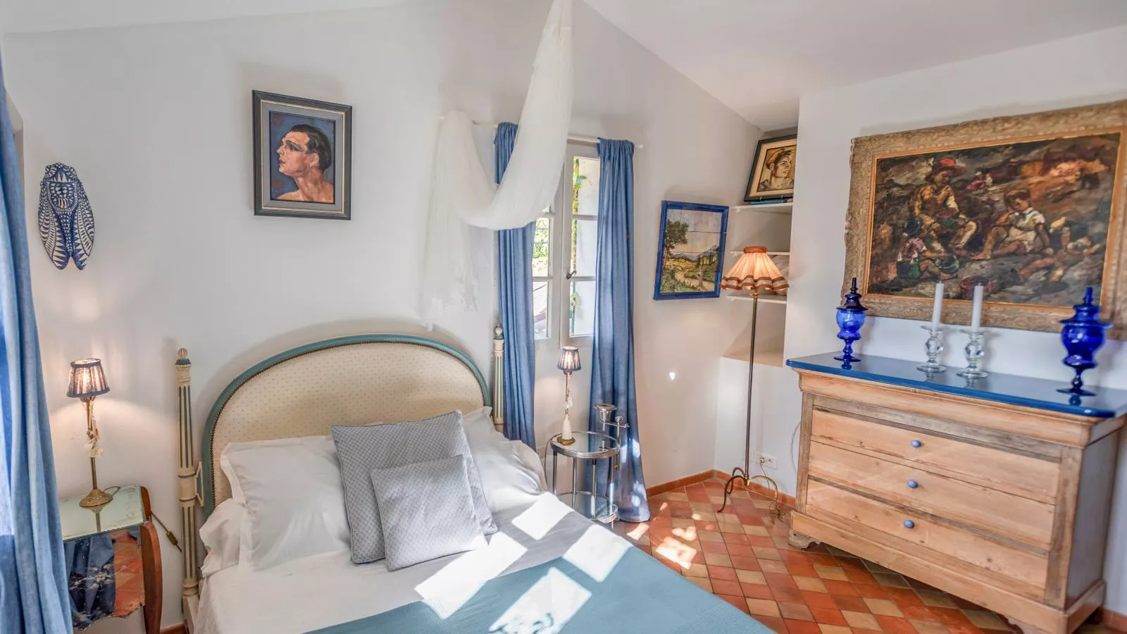 La petite maison de la ferme rose-Chambre