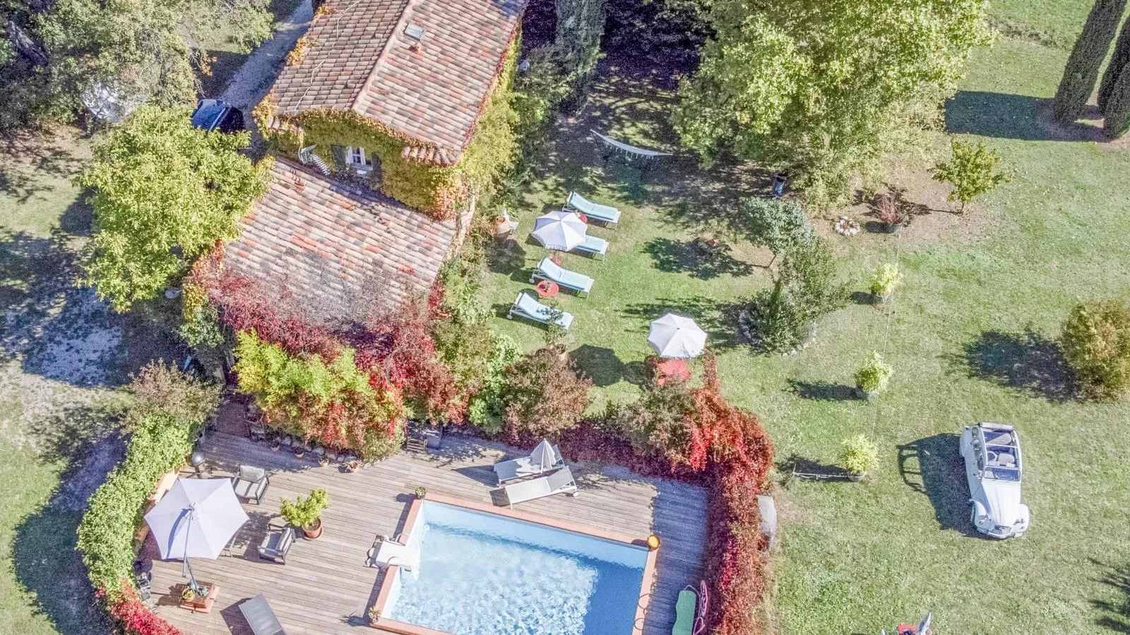 La petite maison de la ferme rose-Extérieur été