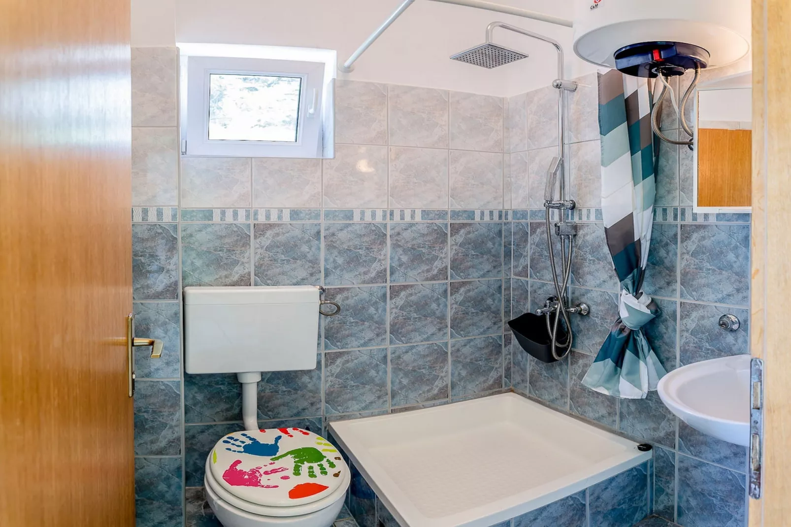 Apartments Smokvica - One Bedroom Apartment with Balcony with Sea View (Apartment 1)-Badezimmer