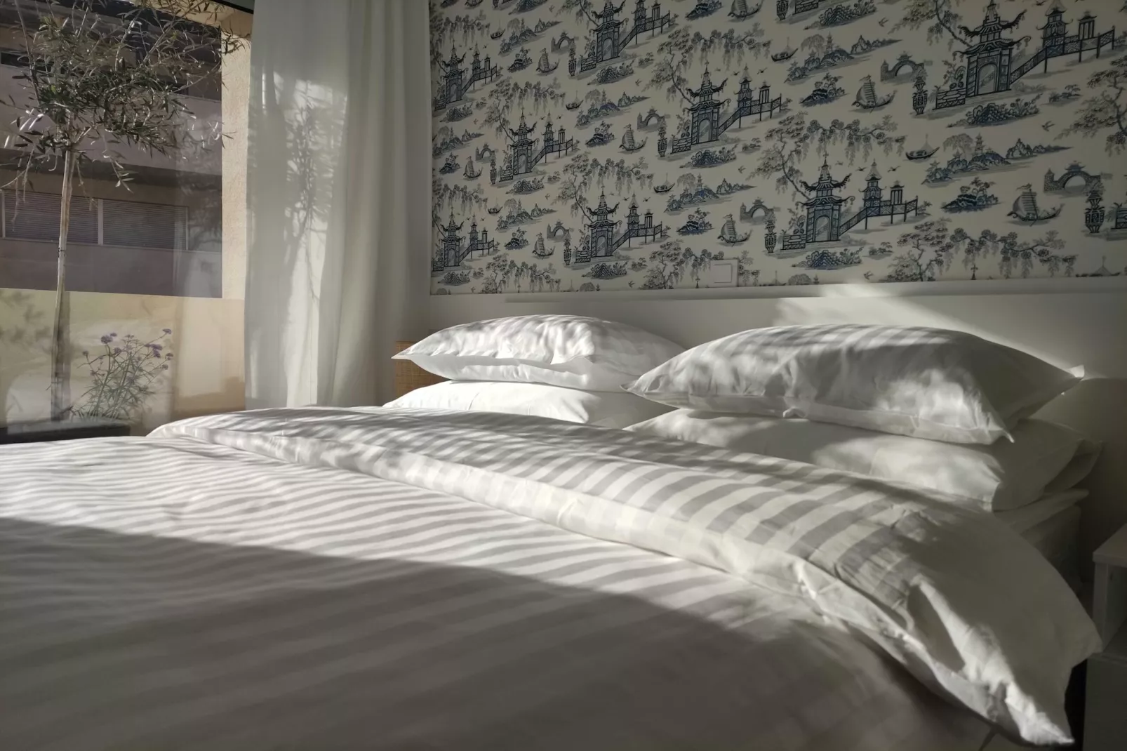 SALT Apartment - One Bedroom Apartment with Terrace and Sea View-Bedroom