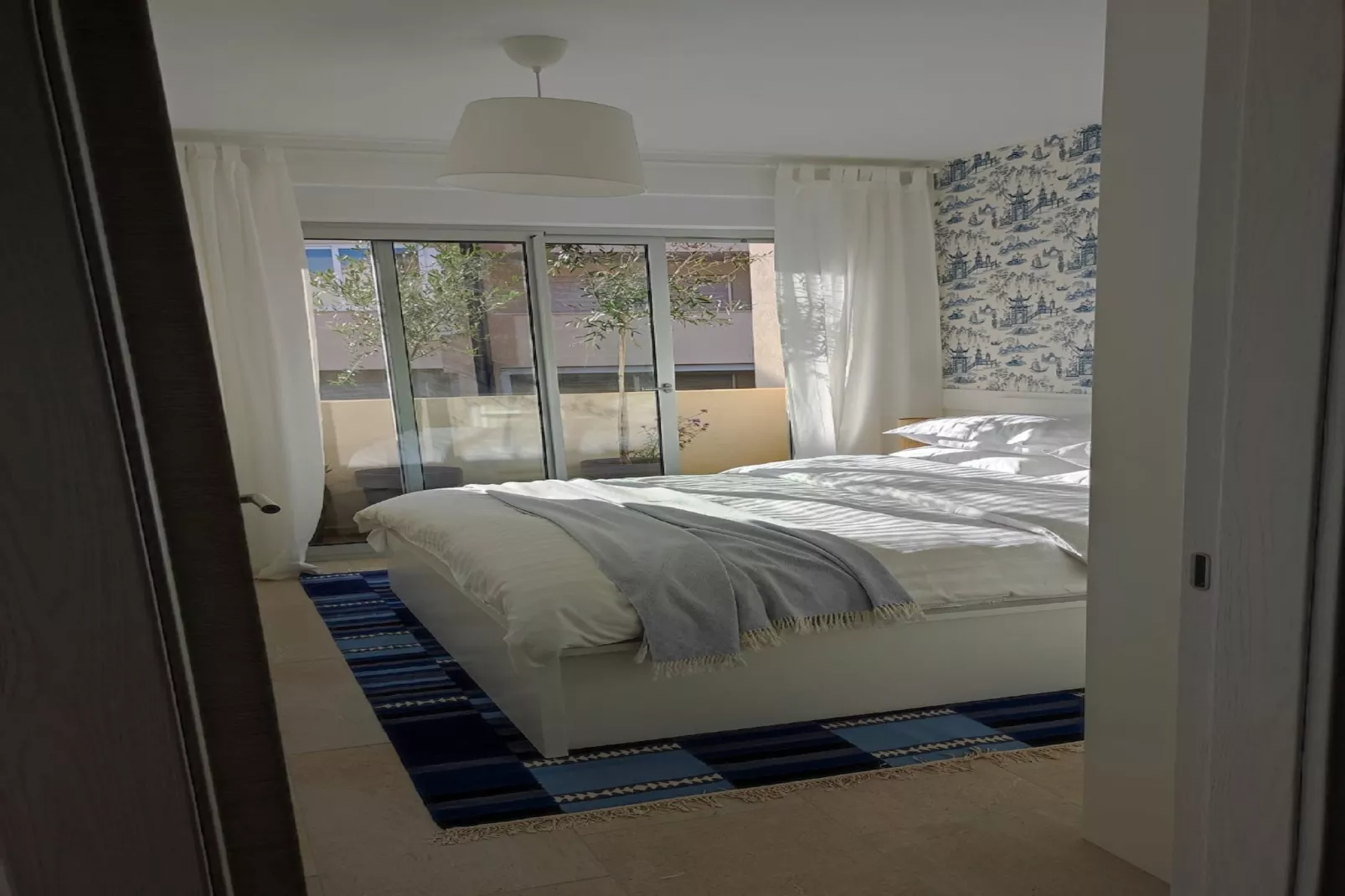 SALT Apartment - One Bedroom Apartment with Terrace and Sea View-Bedroom