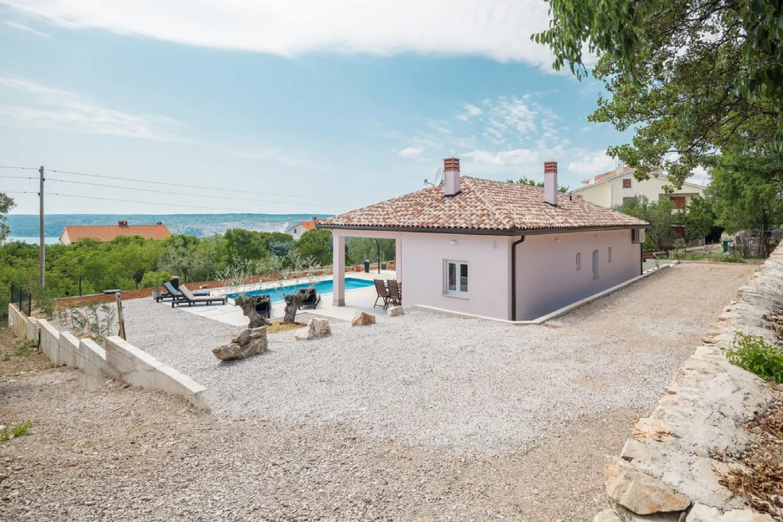 Villa Tomicich - Three Bedroom Villa with Swimming Pool-Outdoor