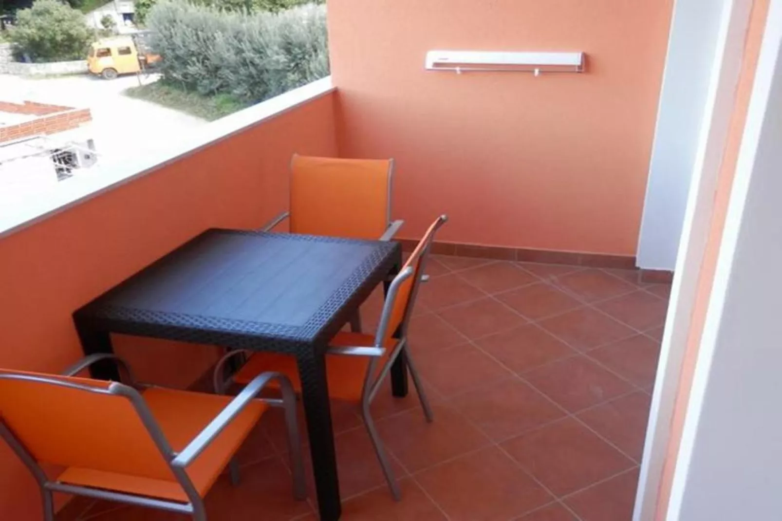 Apartments St Rialto - One Bedroom Apartment with Balcony and Sea View (A5)-Terrace balcony