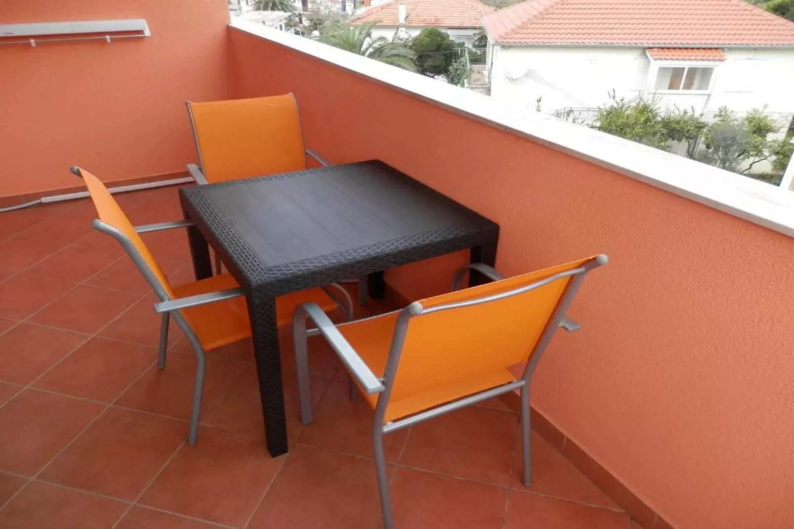 Apartments St Rialto - Comfort One-Bedroom Apartment with Balcony and Sea View (A4)-Balcon-terrasse