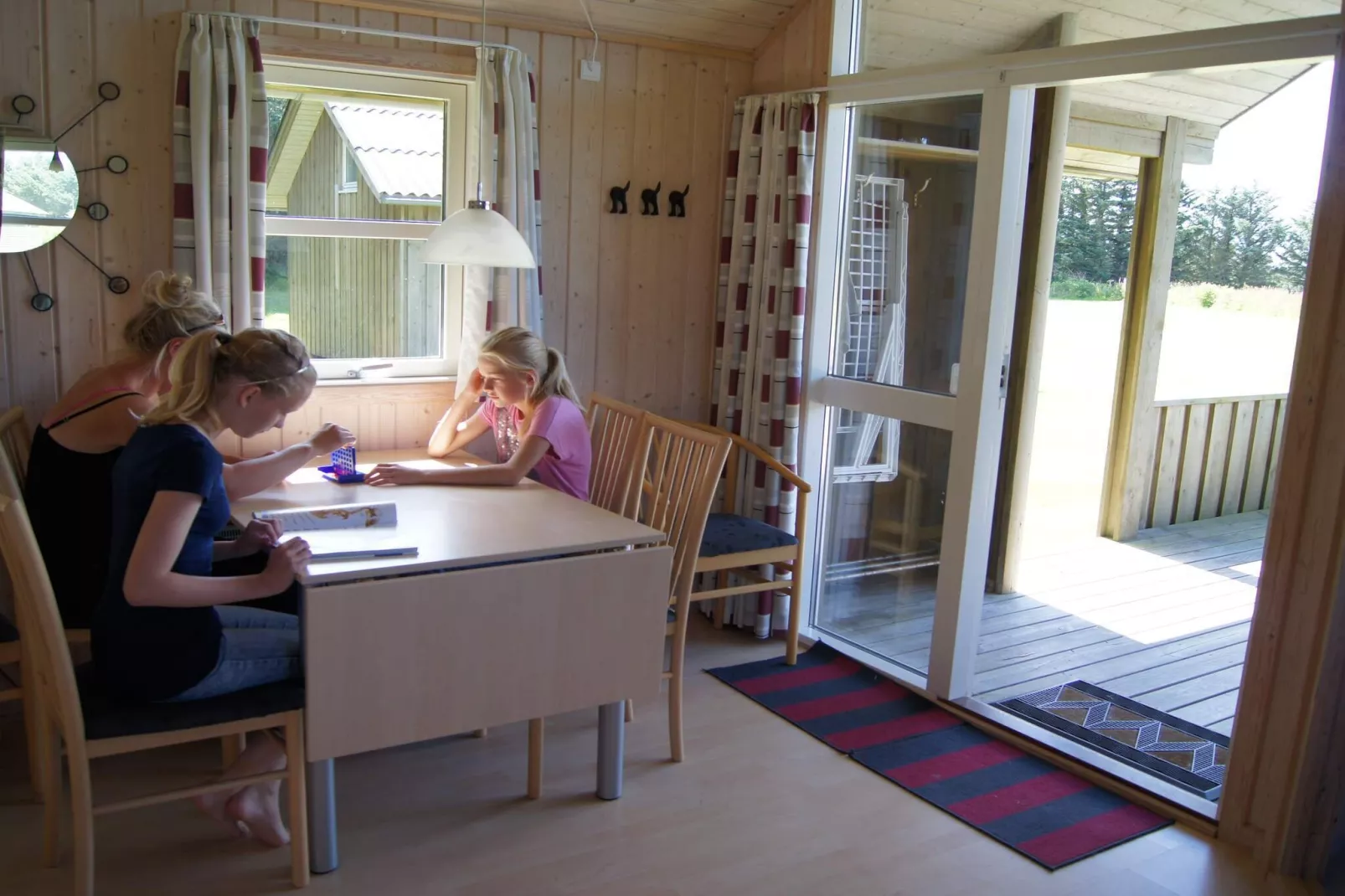 Cabin in camping resort with patio-Indoor