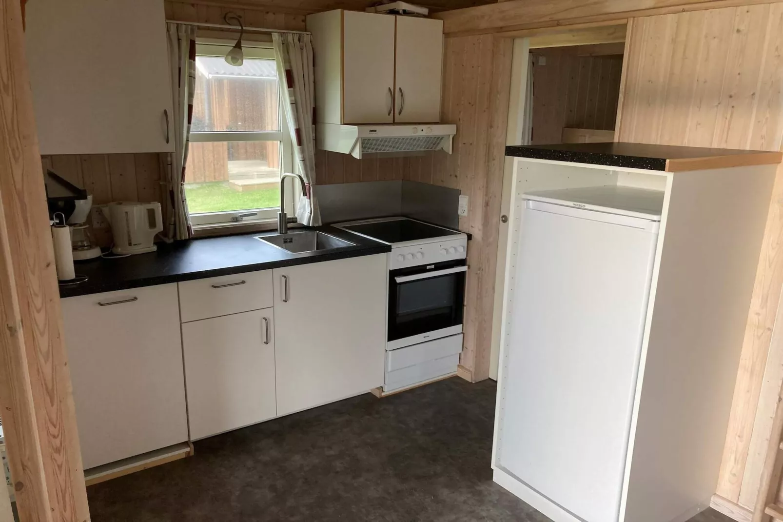 Cabin in camping resort near beach-Indoor