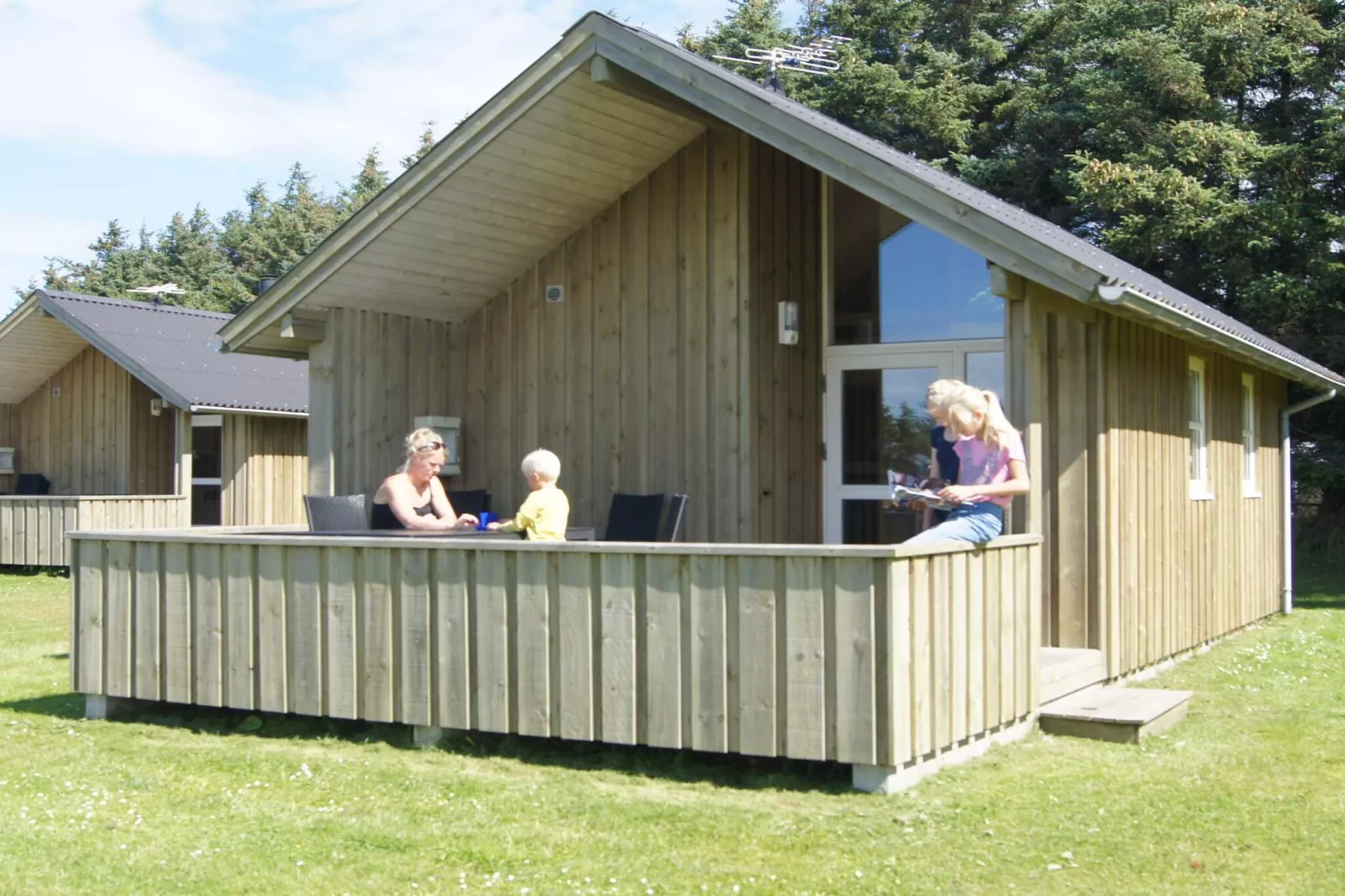Cabin in camping resort with activities-Outdoor
