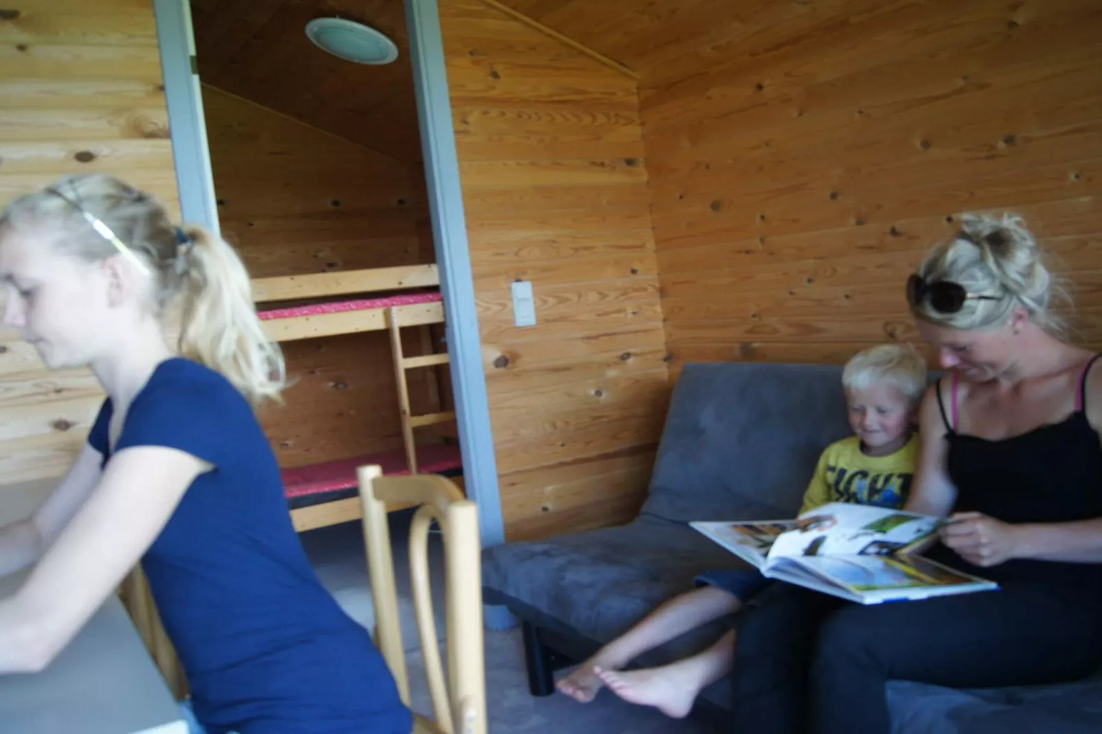 Cozy cabin in camping resort-Indoor
