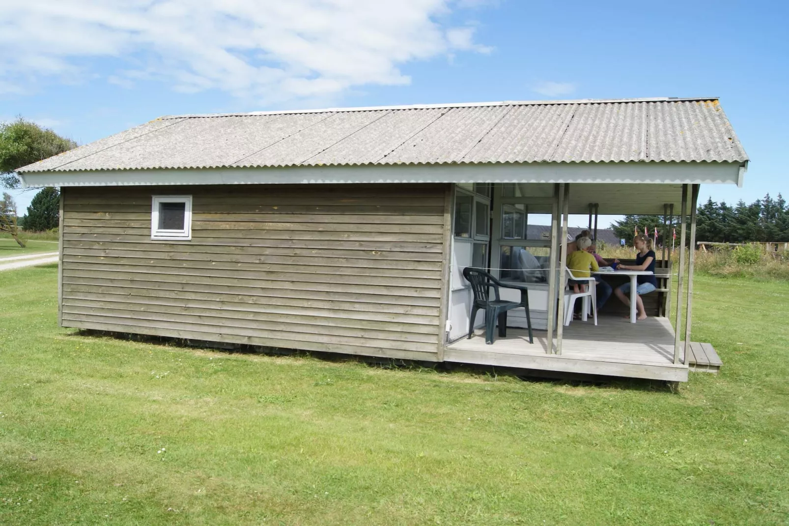 Sunny cabin in camping resort-Outdoor