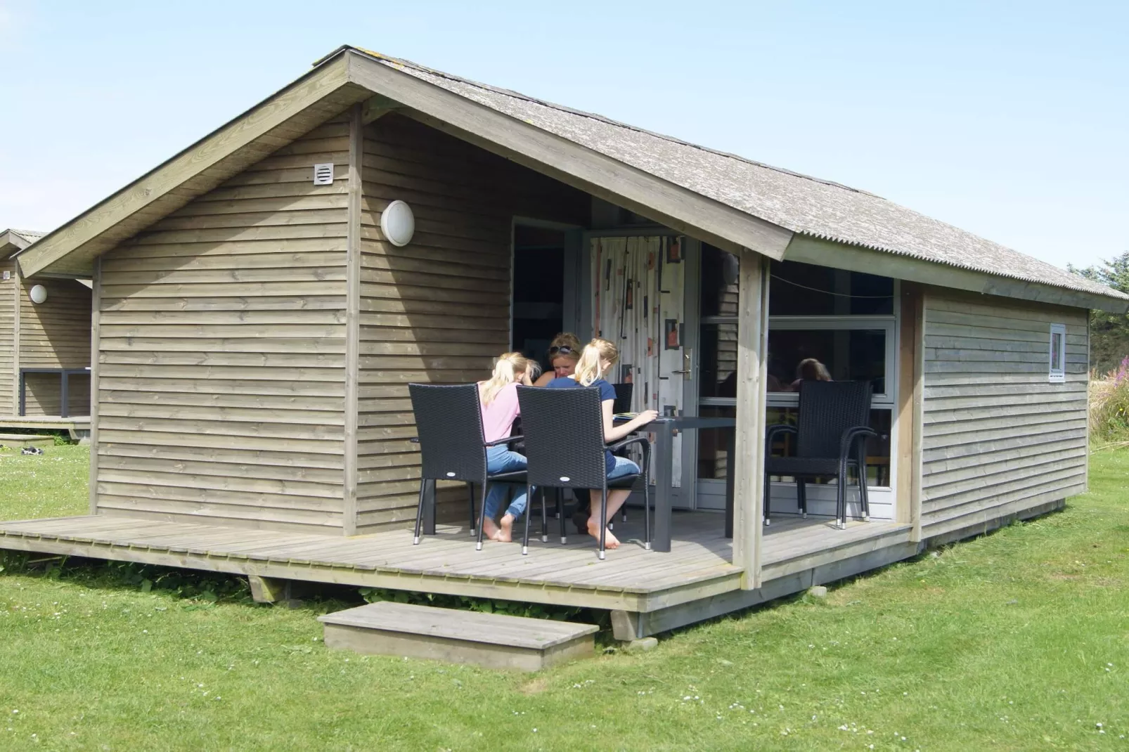 Cozy cabin in camping resort-Outdoor