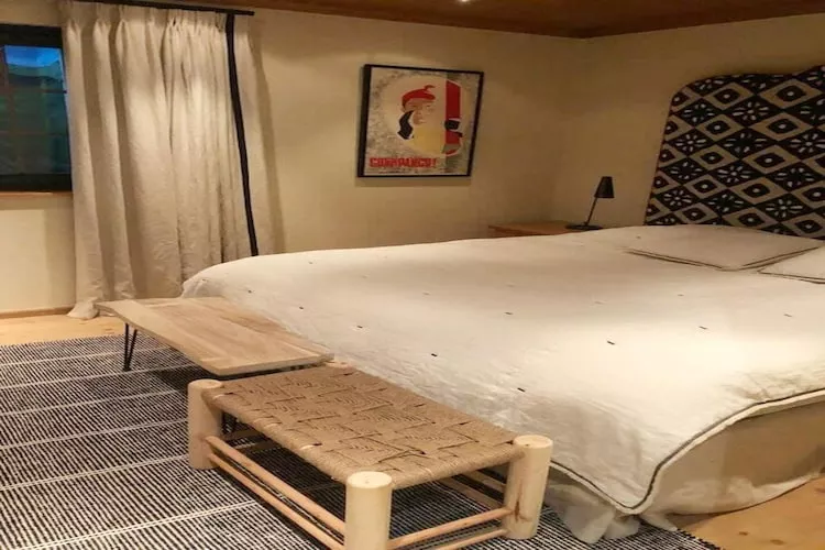 Spa Chalet in Ground Floor Cozy Duplex-Schlafzimmer