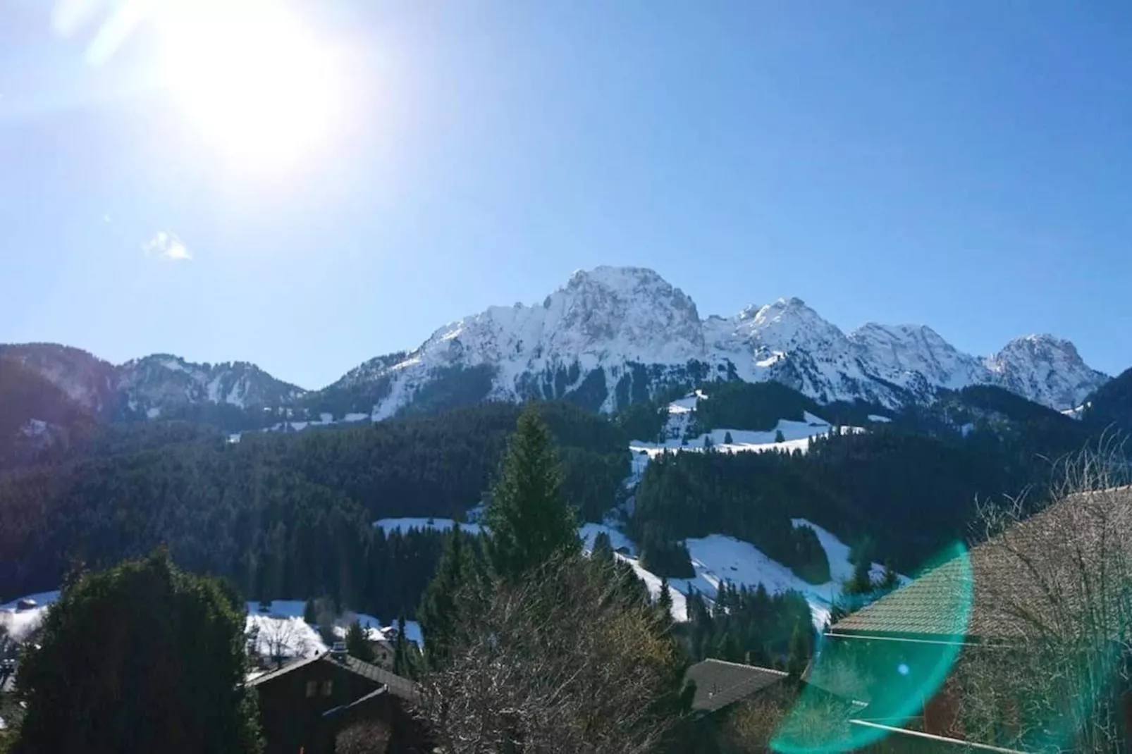 Cute Chalet with Breathtaking Views-View winter