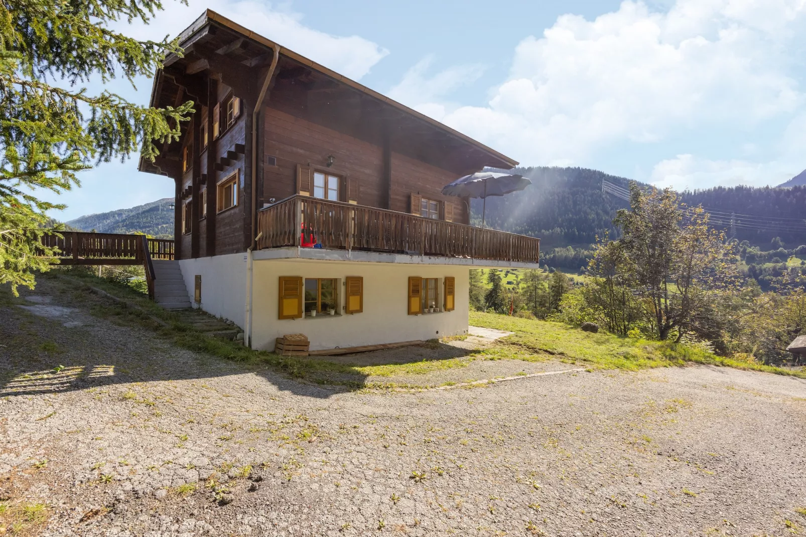 Chalet Verrel-Außenbereich Sommer