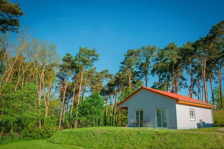 Bungalow am Storkower See-Exterior in summer