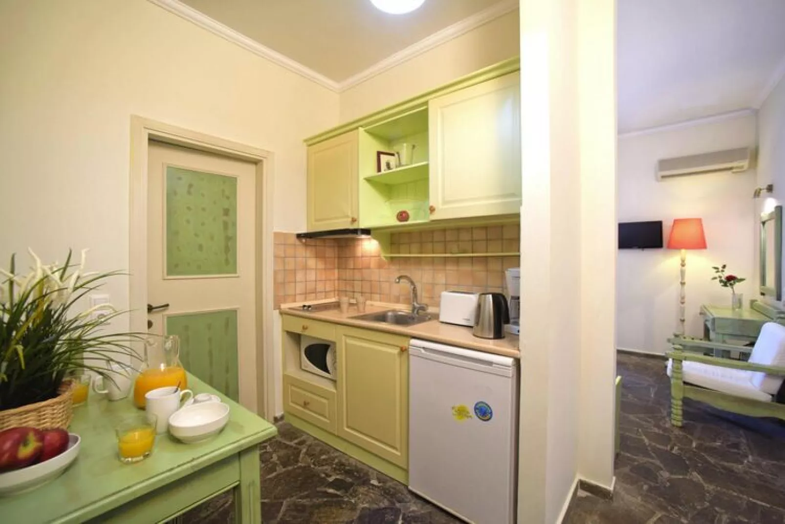 Apartments Isabella Country House, Gouvia-Studio-Kitchen