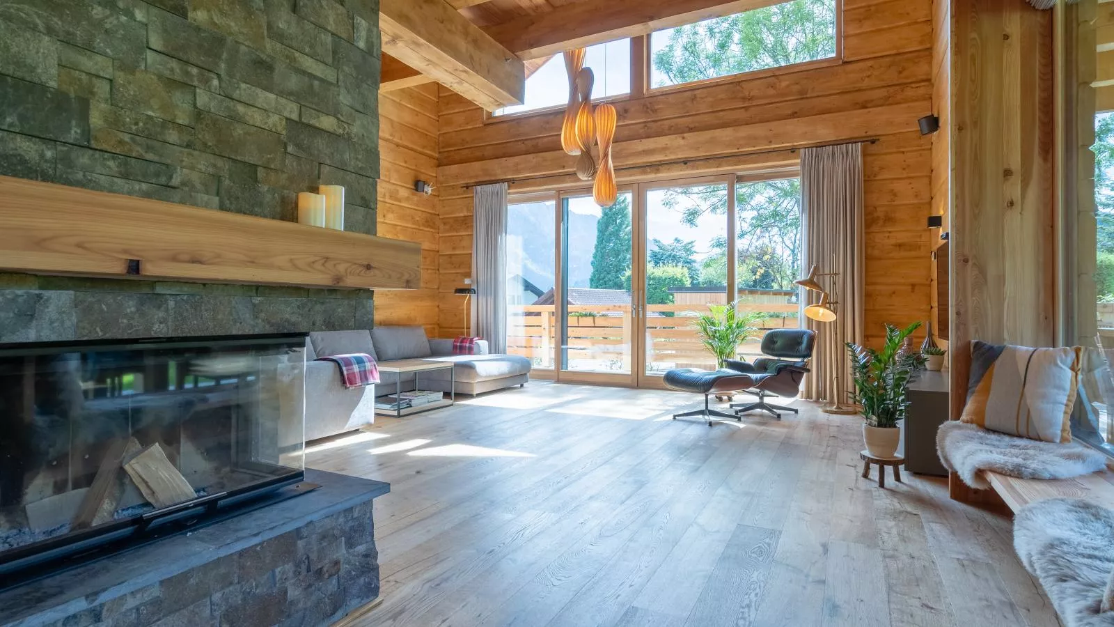 Holzchalet Tauplitz-Wohnzimmer
