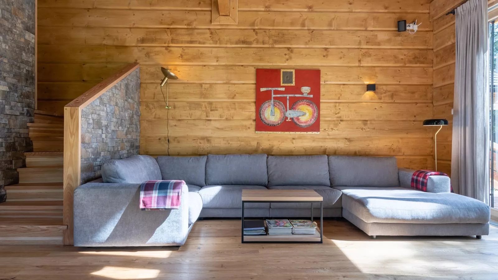 Holzchalet Tauplitz-Wohnzimmer
