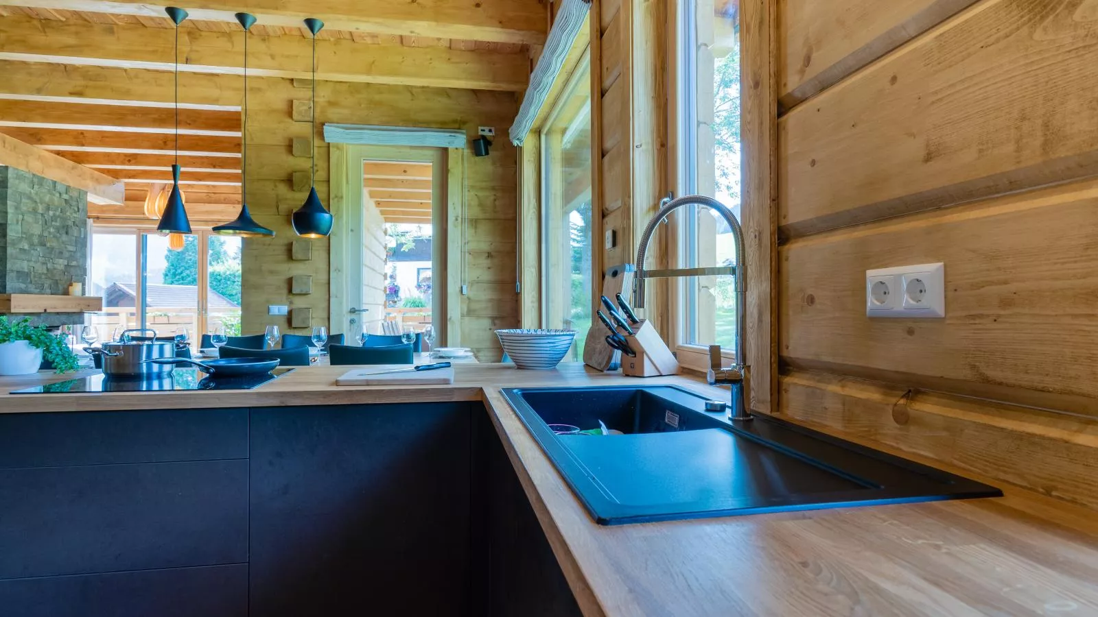 Holzchalet Tauplitz-Küche