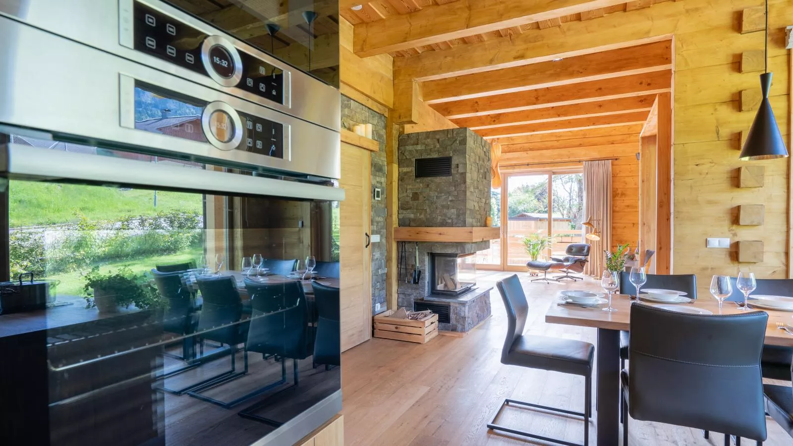 Holzchalet Tauplitz-Esszimmer