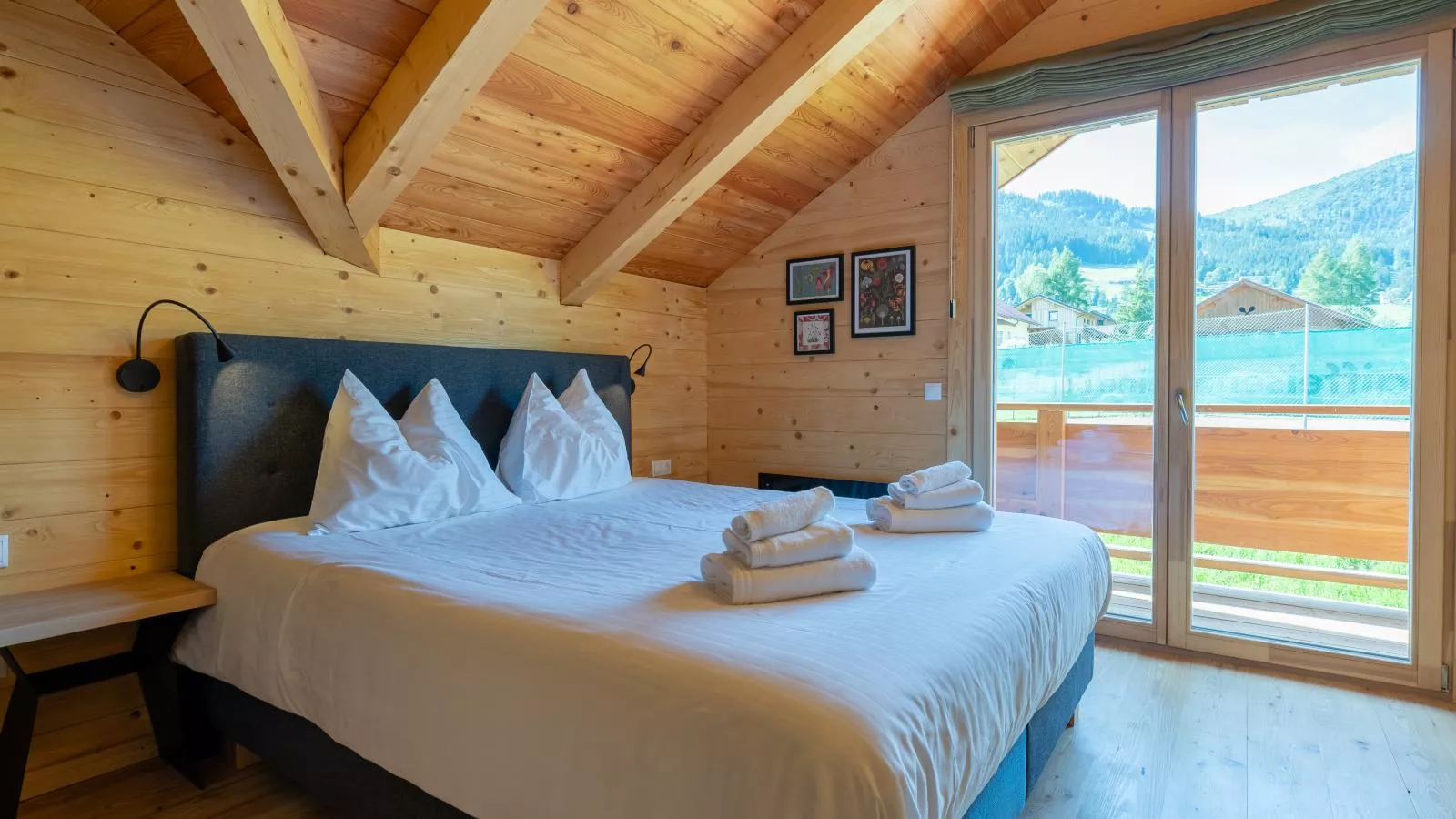 Holzchalet Tauplitz-Schlafzimmer
