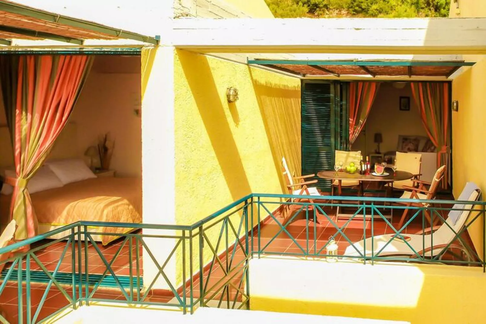 Apartments Manto, Barbati-2-bedroom-apartment, upper floor-Terrasse
