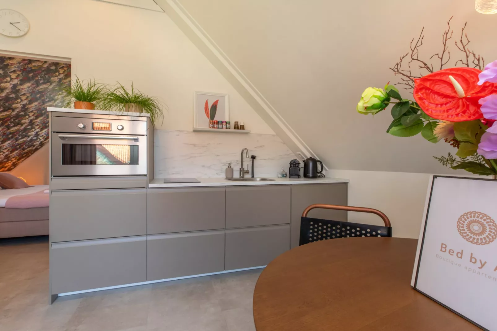 Appartement 'Bed by Al' - Hoofdstraat 16 a  Kortgene-Kitchen