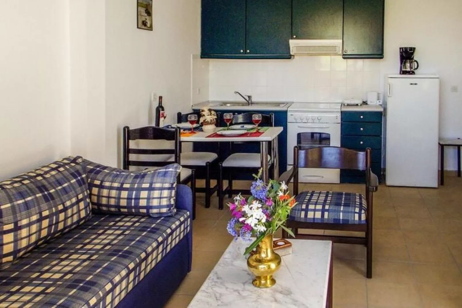 Apartments Manto, Barbati-2-bedroom-apartment, upper floor-Küche