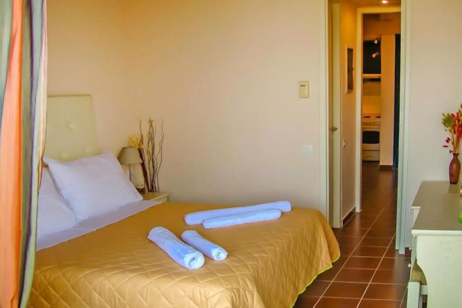 Apartments Manto, Barbati-Studio, ground floor-Bedroom