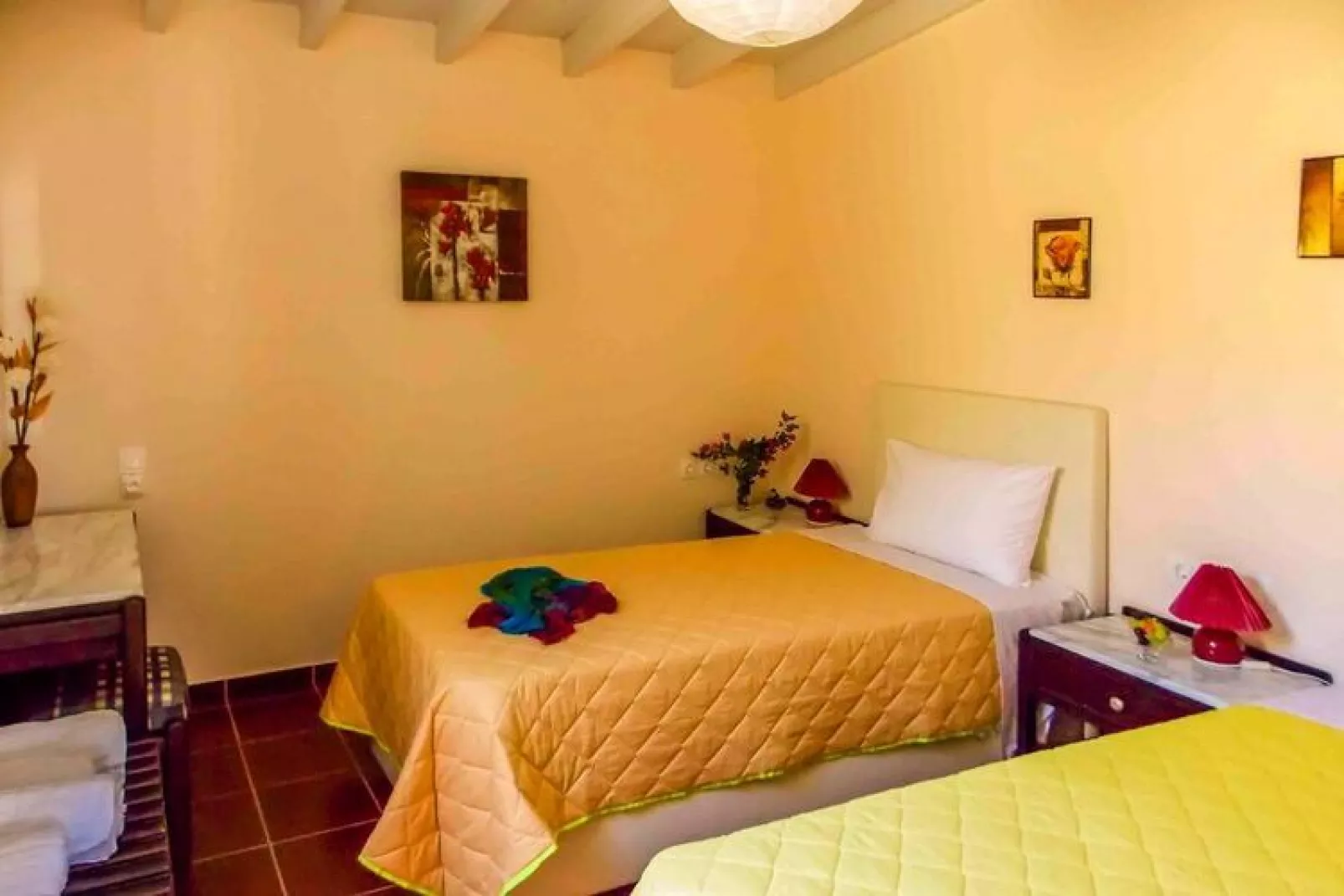 Apartments Manto, Barbati-Studio, ground floor-Bedroom