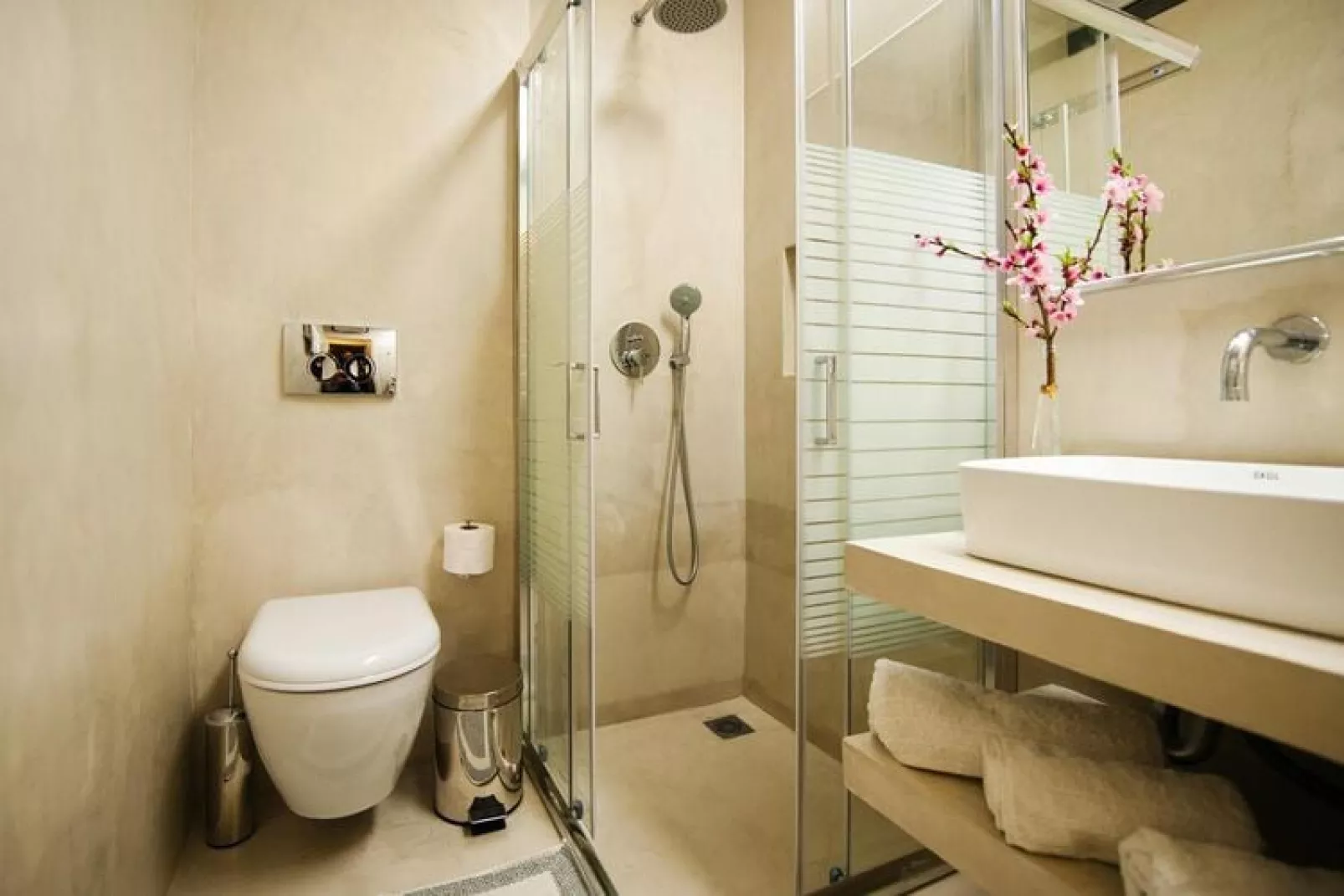 Apartments Manto, Barbati-Studio, ground floor-Bathroom