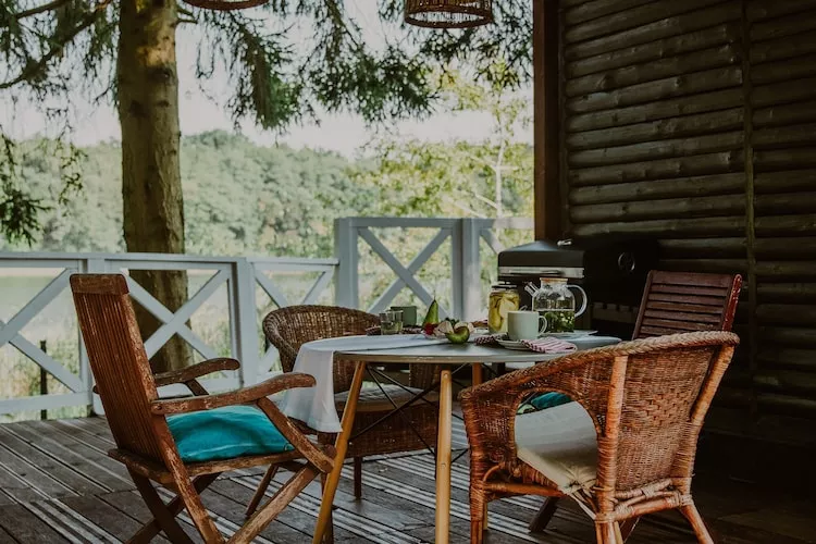 Dom dla 4 os Klępnica-Terrassenbalkon