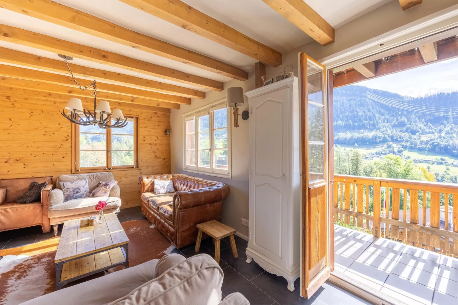 Chalet Verrel - boven-Living room