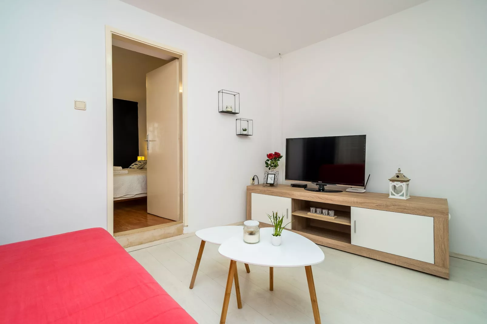 Apartment Laura - Lapad - One-Bedroom Apartment with Terrace-Wohnzimmer
