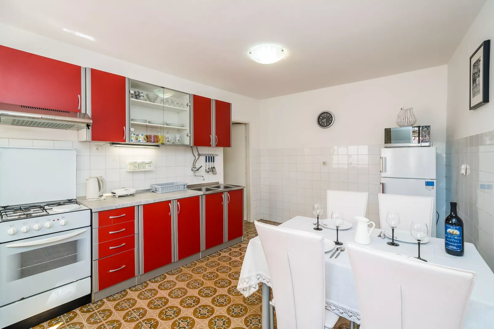 Apartment Laura - Lapad - One-Bedroom Apartment with Terrace-Küche