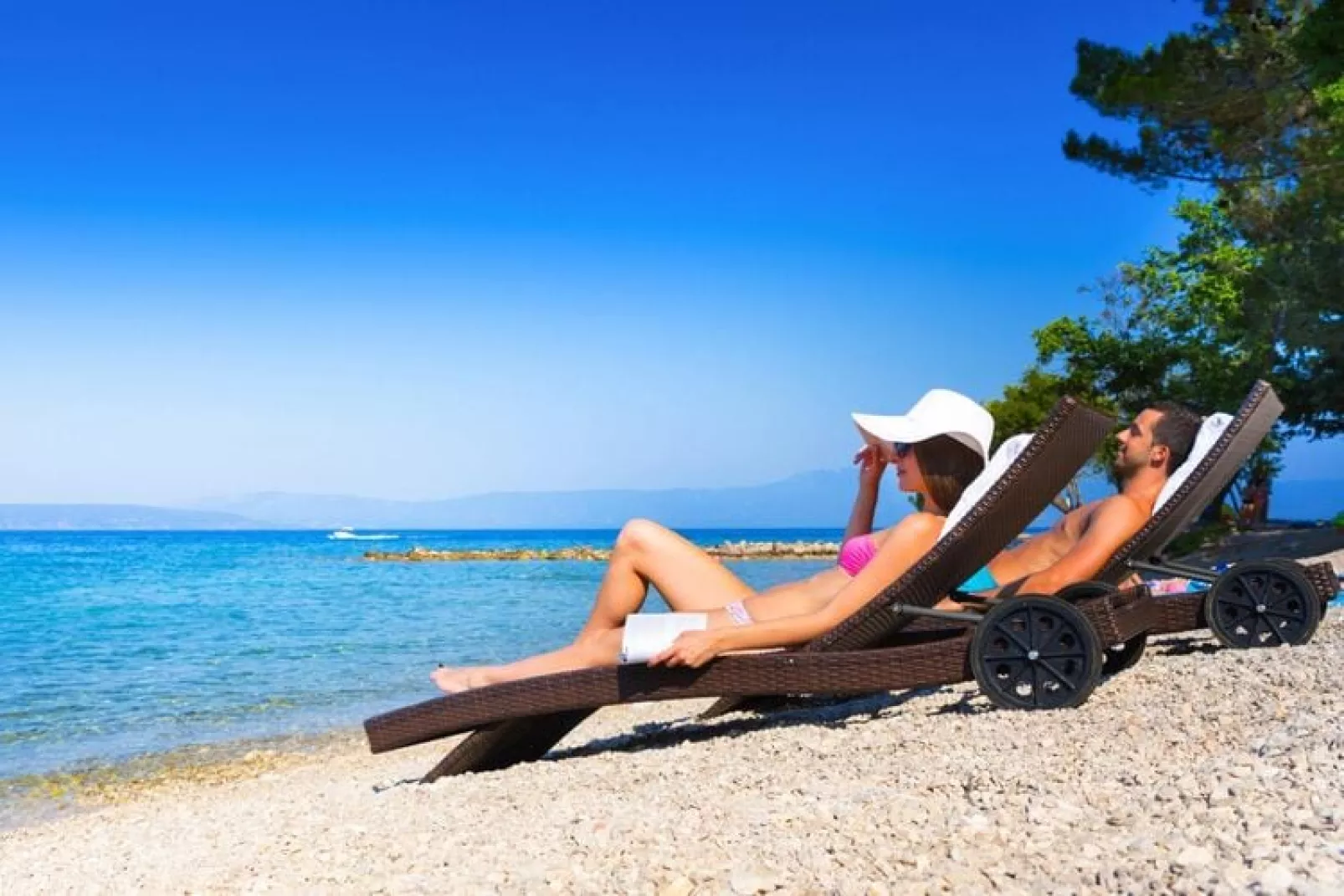 Aminess Gaia Green Villas Njivice - Bungalow Salvia 4 plus 2 ca 45m2-Water view